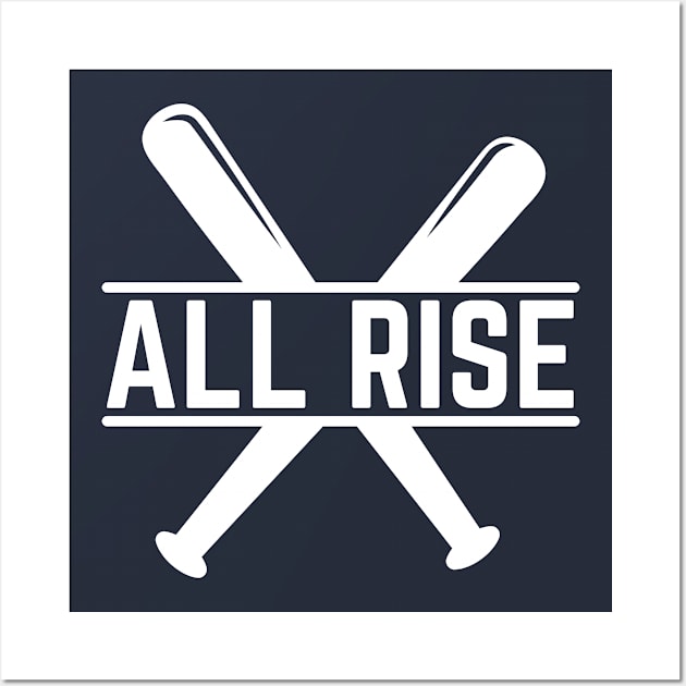 All Rise Yankee Design Wall Art by Museflash